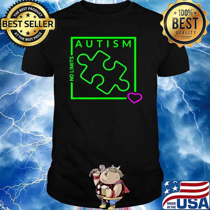 MOANA Kai Surf Shop Autism Awareness No Limits graphic T-Shirt