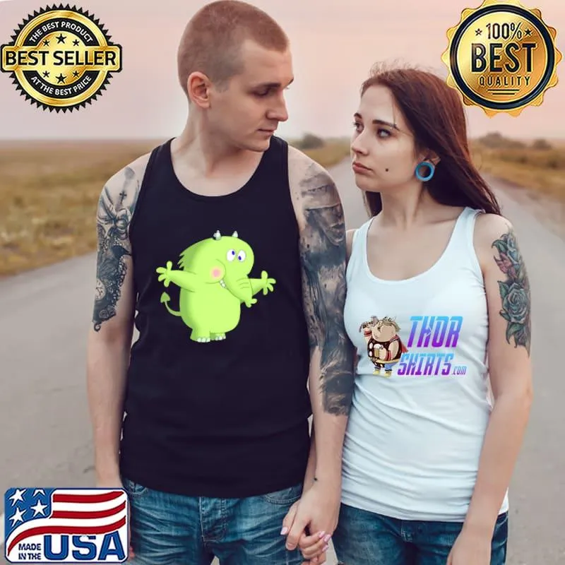Mr Freg Elephant Shirt Tank Top