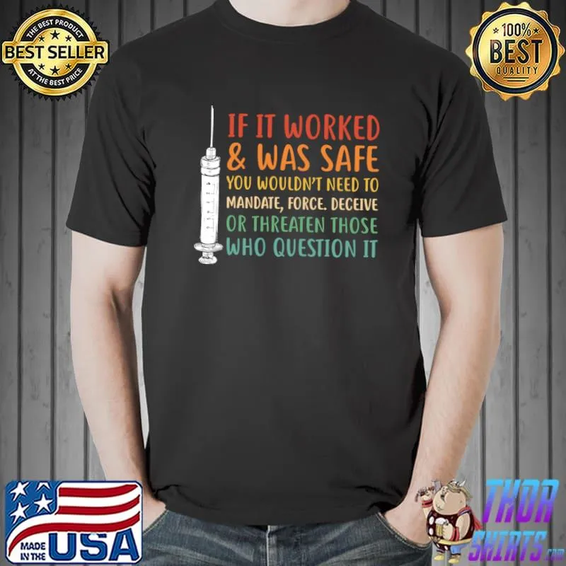 My Body My Choice Vaccinated T-Shirt Unisex