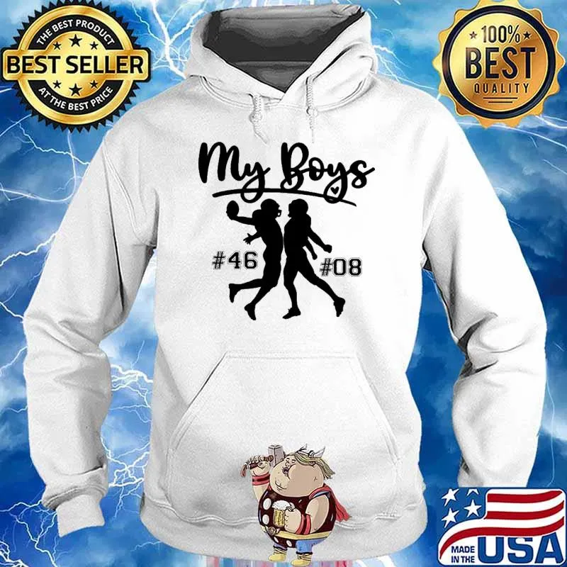 My Boys 46 08 Baseball Shirt Hoodie