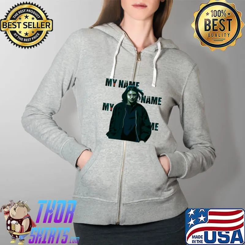 My Name Kdrama Classic T-Shirt Full Zip Hooded