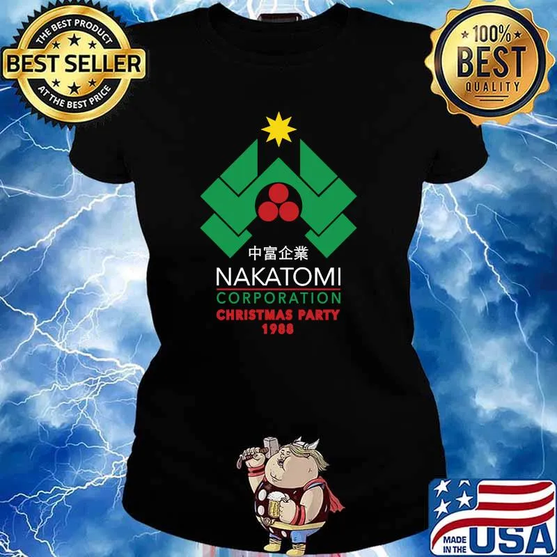 Nakatomi Corporation - Christmas Party 1988 Classic T-Shirt Ladies tee