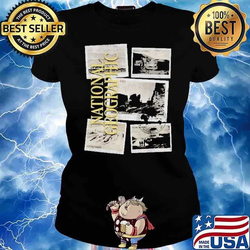 National Geographic Postcards s Ladies tee