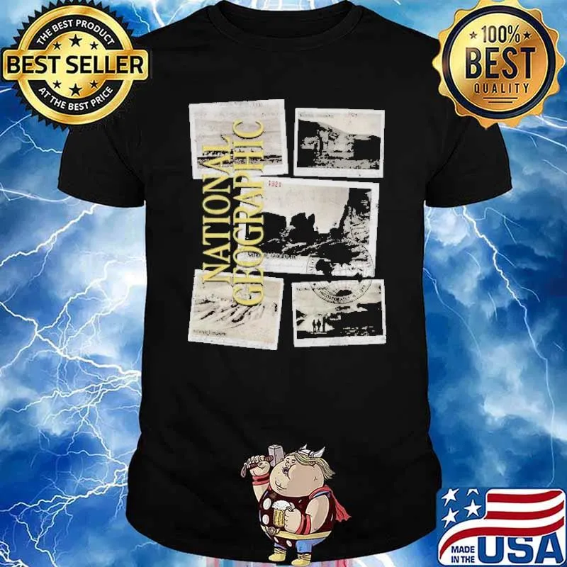 National Geographic Postcards shirt