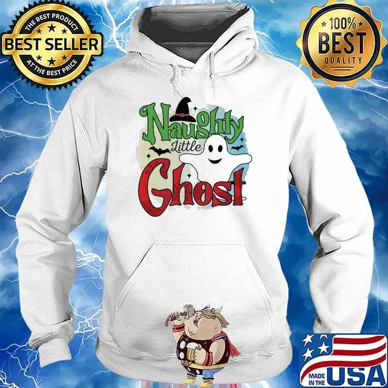 Naughty Little Ghost Boo Halloween Shirt Hoodie