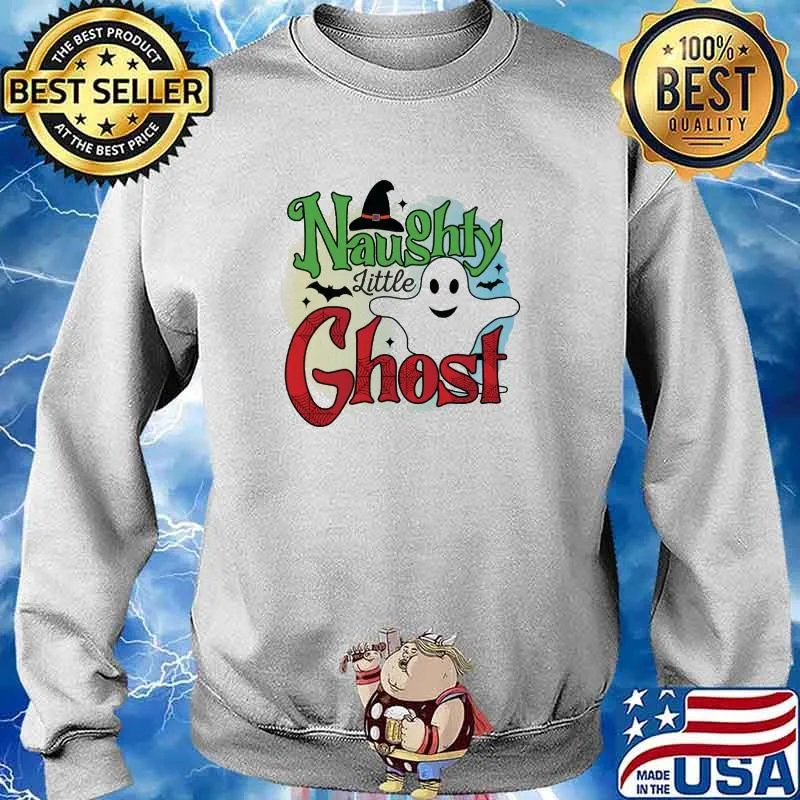 Naughty Little Ghost Boo Halloween Shirt Sweater