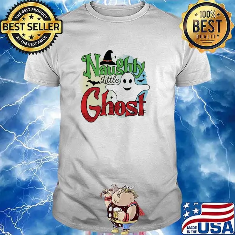 Naughty Little Ghost Boo Halloween Shirt