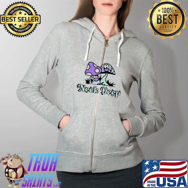 Neck Deep Mushroom Dreams Shirt Full Zip Hooded