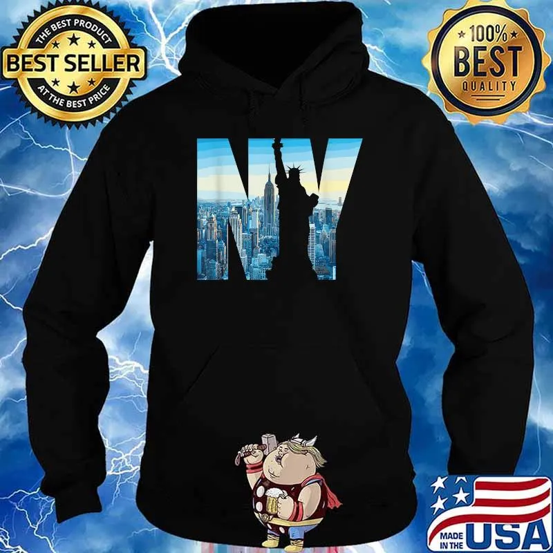 New York City Design Statue of Liberty of New York City T-Shirt Hoodie