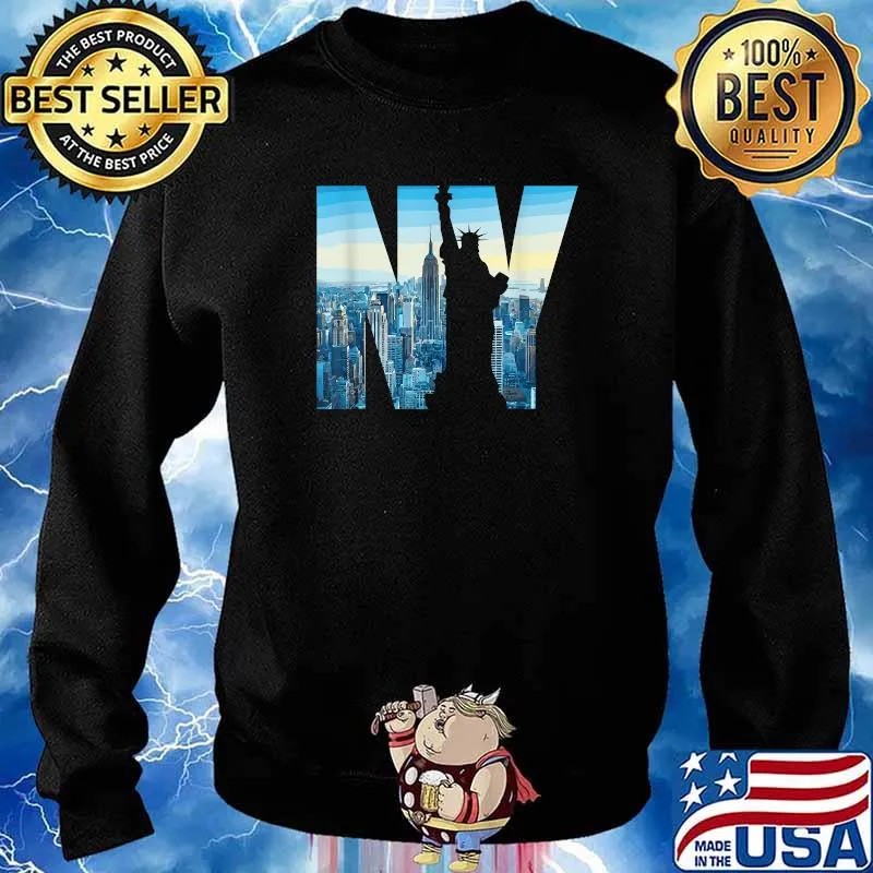 New York City Design Statue of Liberty of New York City T-Shirt Sweater