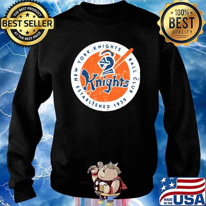 New York Knights Ball Club New Established 1939 Shirt Sweater