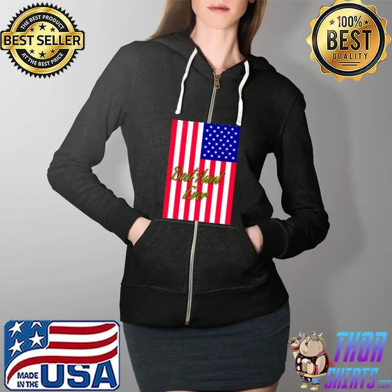 Nice best Aunt 4 Ever, Aunt Gift, Aunt T-Shirt Full Zip Hooded