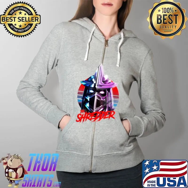 Ninja Turtles The Shredder T-Shirt Full Zip Hooded