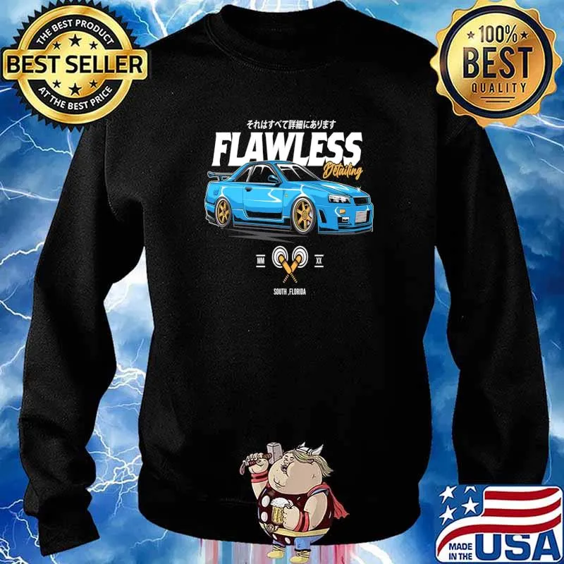 Nissan Skyline flawless detailing Gtr R34 T-Shirt Sweater