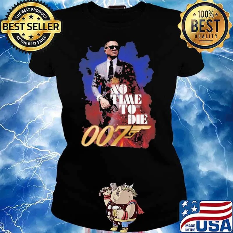 No Time To Die 007 James Bond Shirt Ladies tee