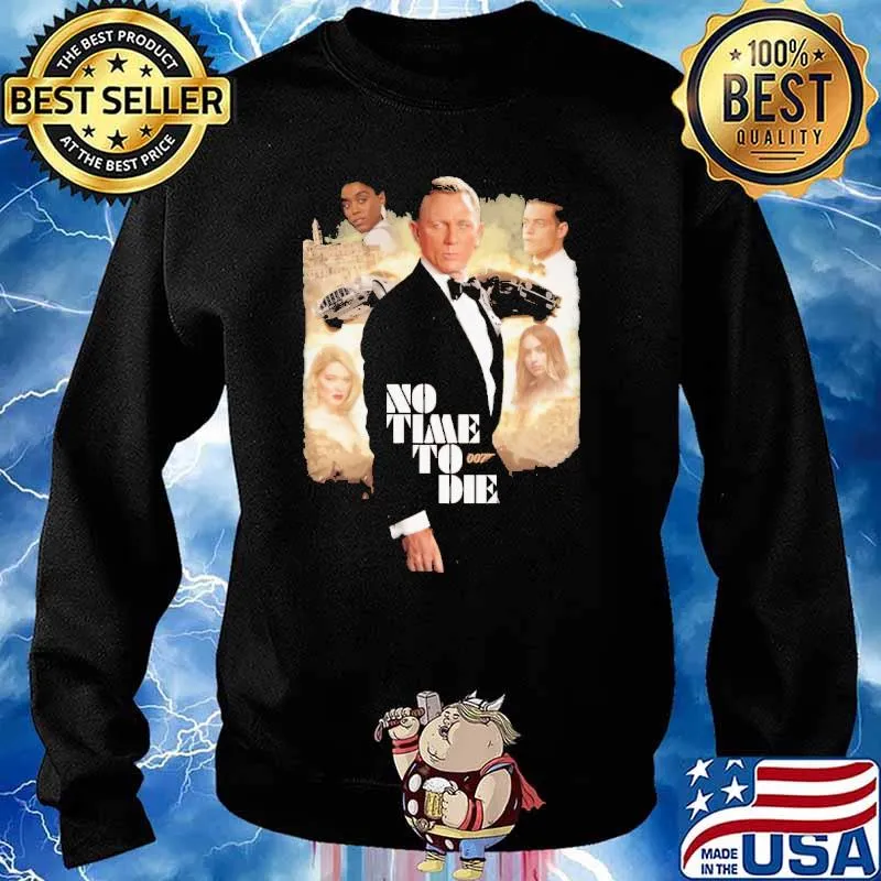 No Time To Die James Bond Shirt Sweater