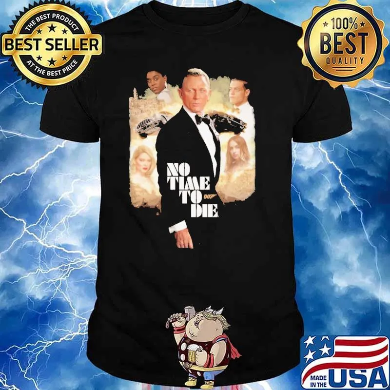 No Time To Die James Bond Shirt