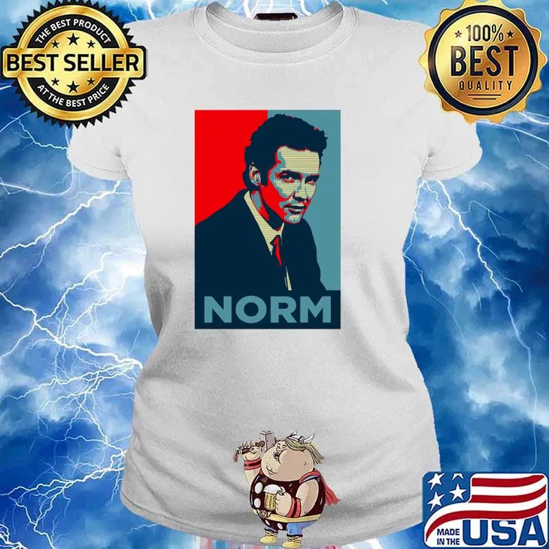 norm macdonald political poster Classic T-Shirt Ladies tee