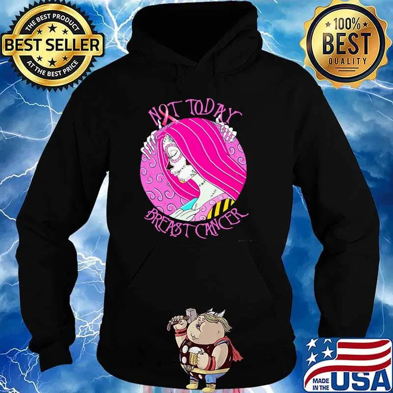 Not Today Breast Cancer Halloween Shirt Hoodie
