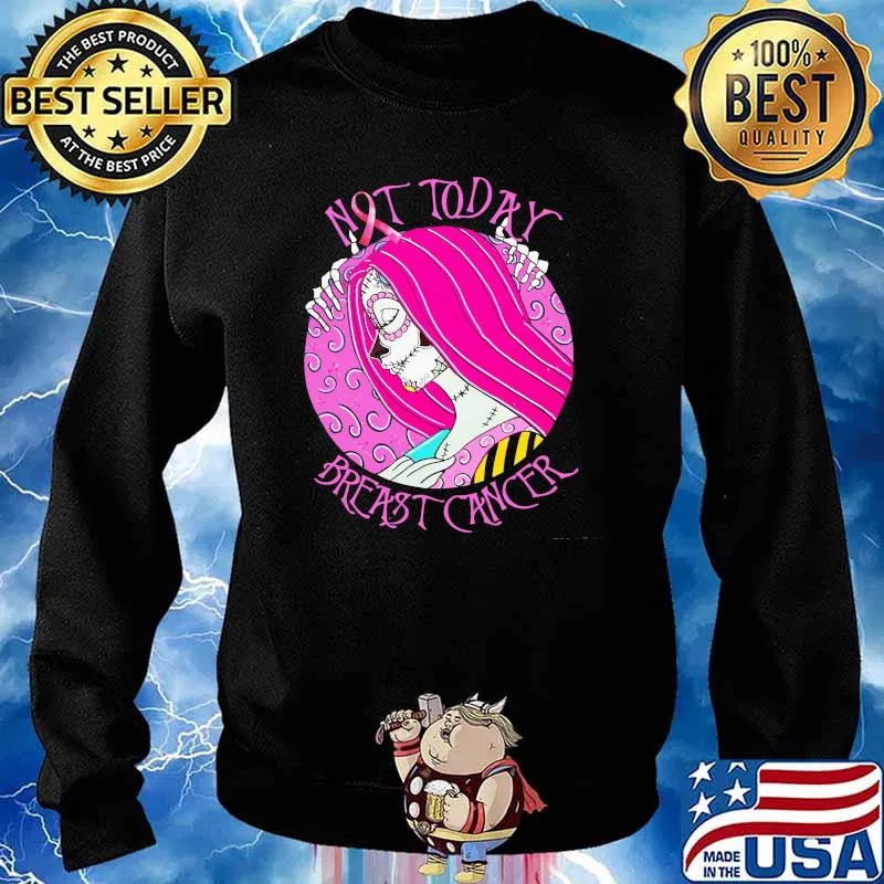 Not Today Breast Cancer Halloween Shirt Sweater