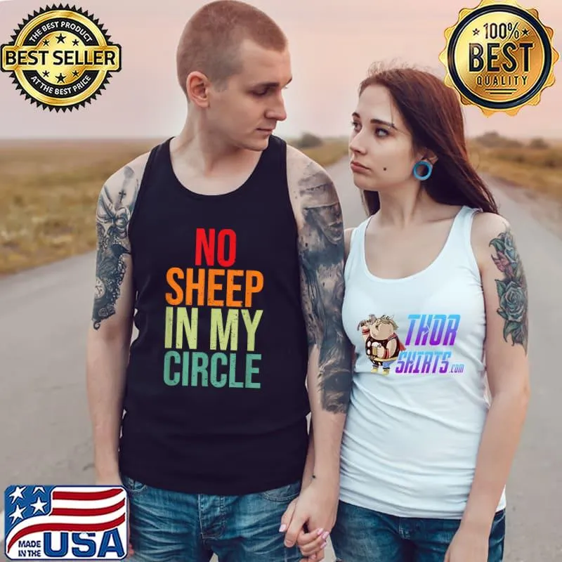 Official No Sheep In My Circle T-Shirt Tank Top