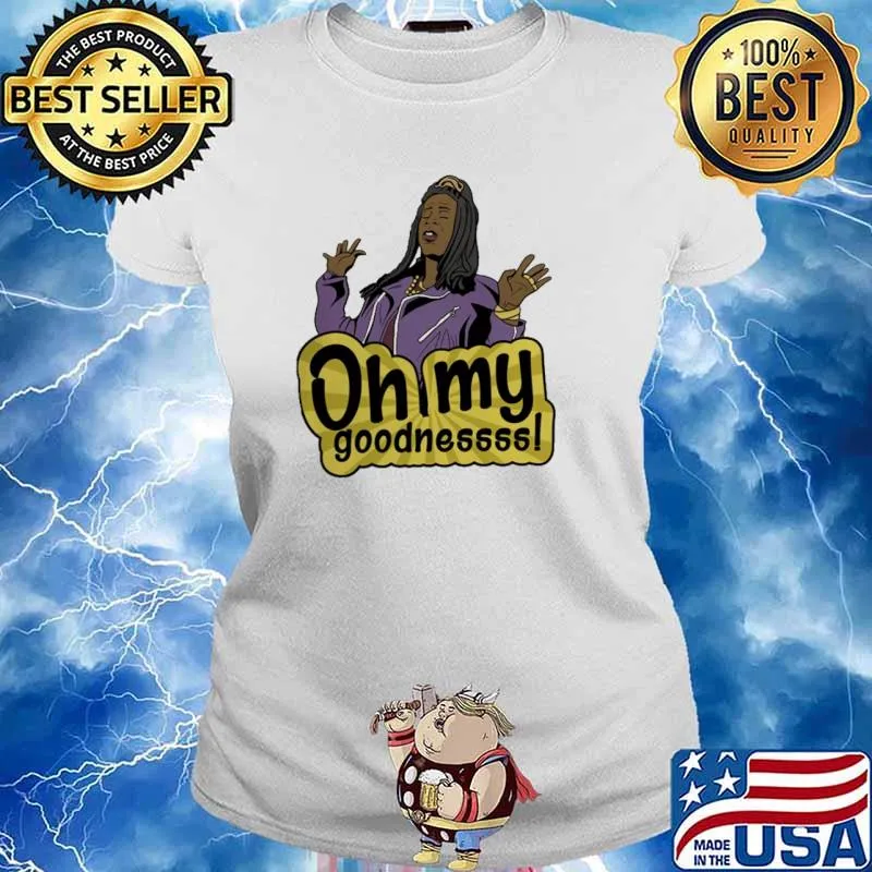 Oh My Goodnesss Martin Lawrence Shanaynay Cartoon Shirt Ladies tee