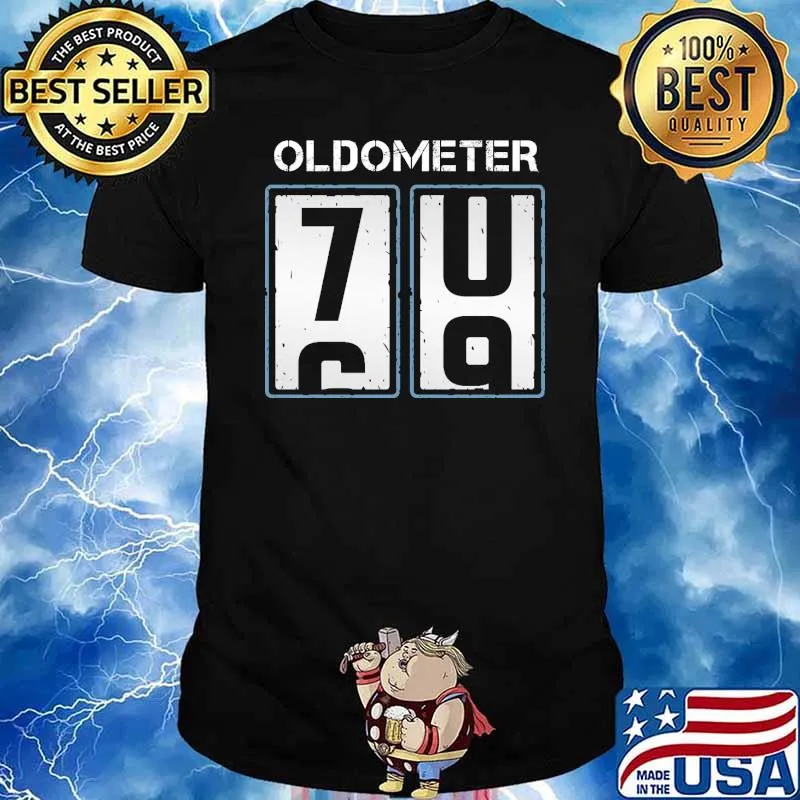 Oldometer 70 birthday gift shirt
