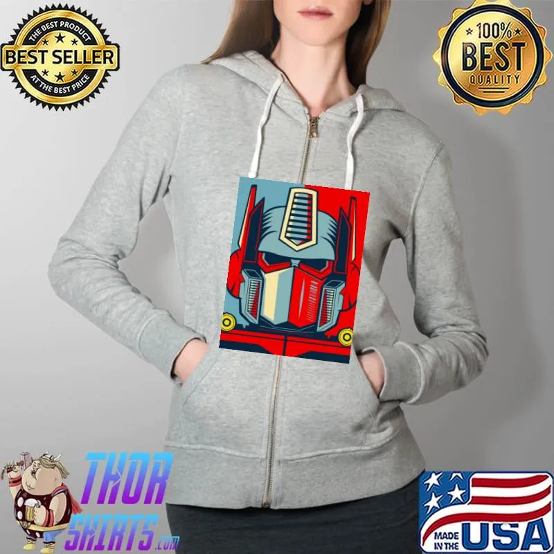 Optimus prime hope style T-Shirt Full Zip Hooded