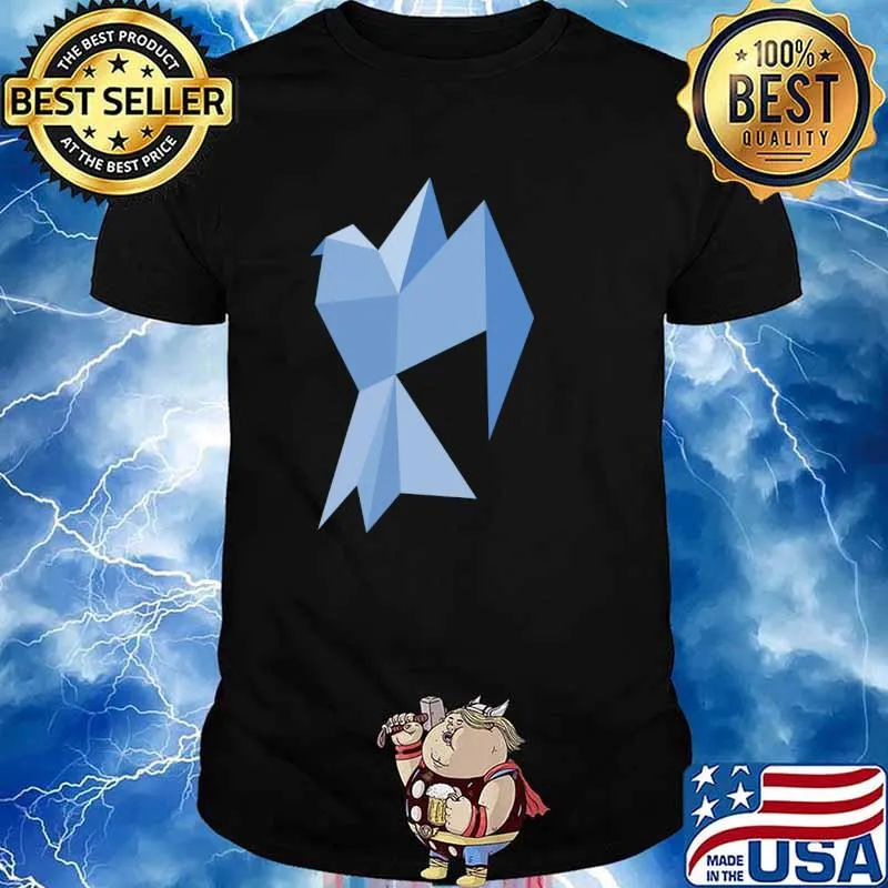 Origami azure bird T-Shirt