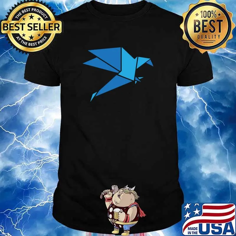 Origami blue bird T-Shirt
