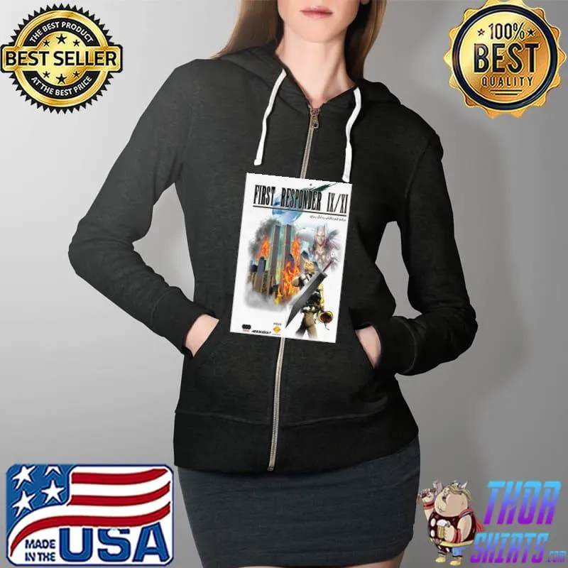 Original crazy and Superbe final fantasy 911 Premium T-Shirt Full Zip Hooded
