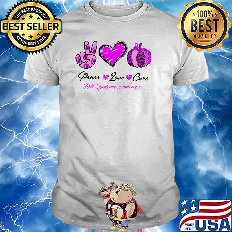 Ph Pumpkin Ribbon Rett Syndrome Awareness Month Costume T-shirt
