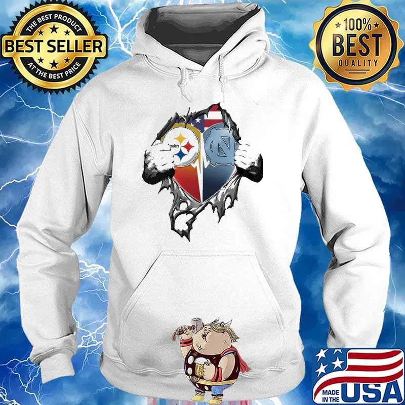 Pittsburgh Steelers And North Carolina Tar Heels National Football League Shirt Hoodie