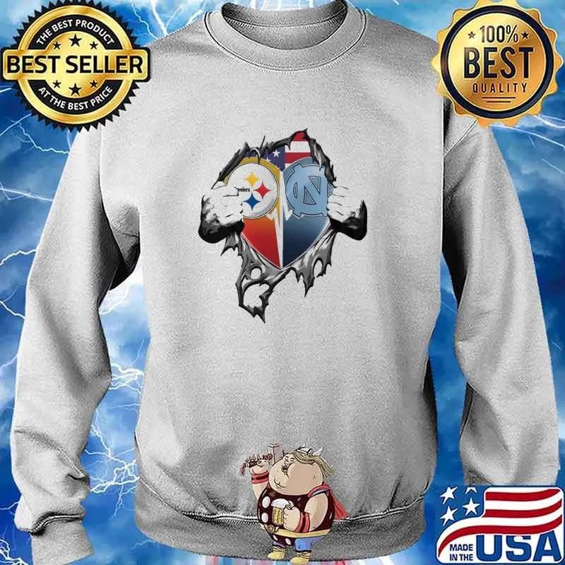 Pittsburgh Steelers And North Carolina Tar Heels National Football League Shirt Sweater