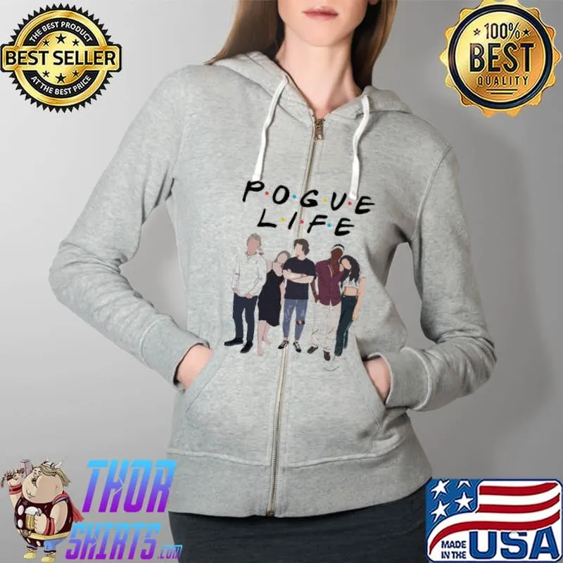 Pogue Life Pogues Friends Outer Banks OBX Shirt Full Zip Hooded