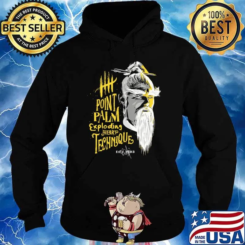 Point Palm Exploding Heart Technique EST 1003 s Hoodie