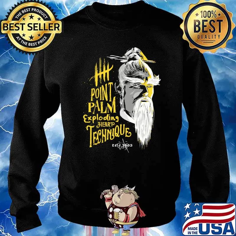 Point Palm Exploding Heart Technique EST 1003 s Sweater