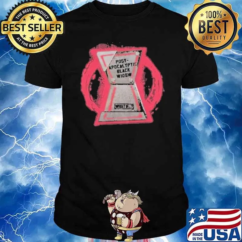 Post Apocalyptic Black Widow T-Shirt for Adults – Marvel What If shirt