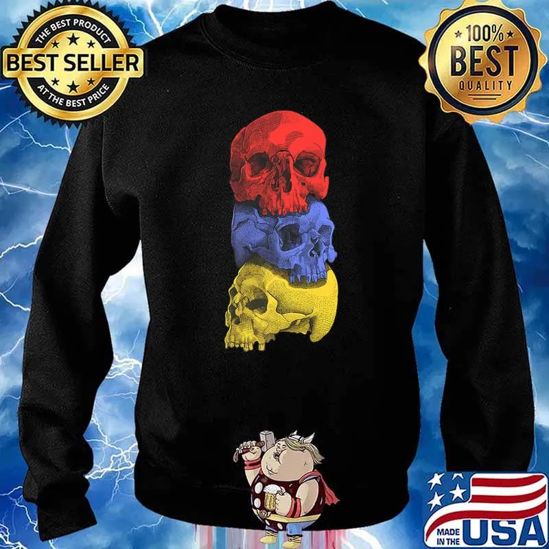 Primary Skulls Premium T-Shirt Sweater