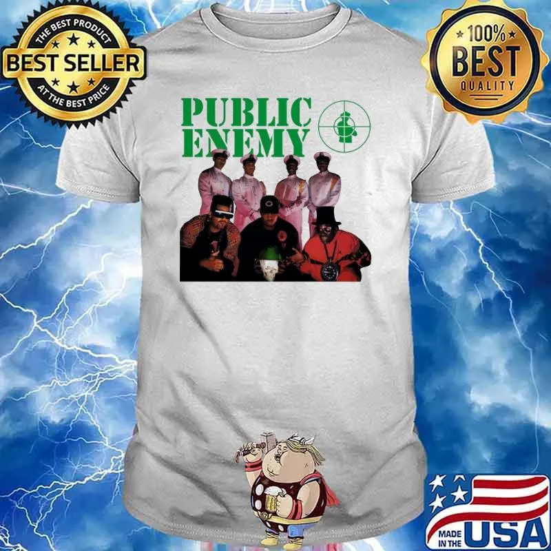 Public enemy band music shirt