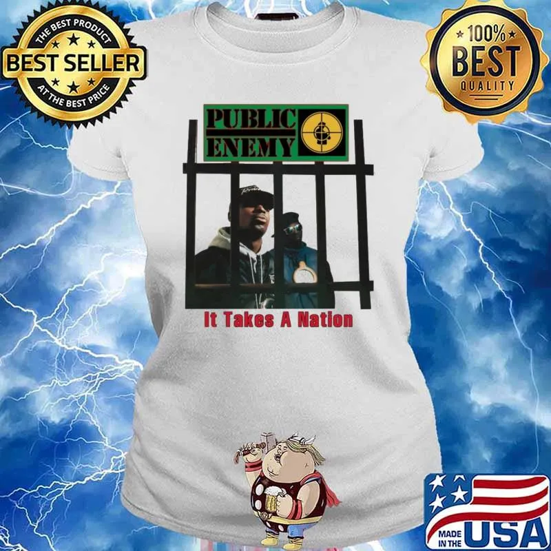 Public enemy it takes a nation s Ladies tee