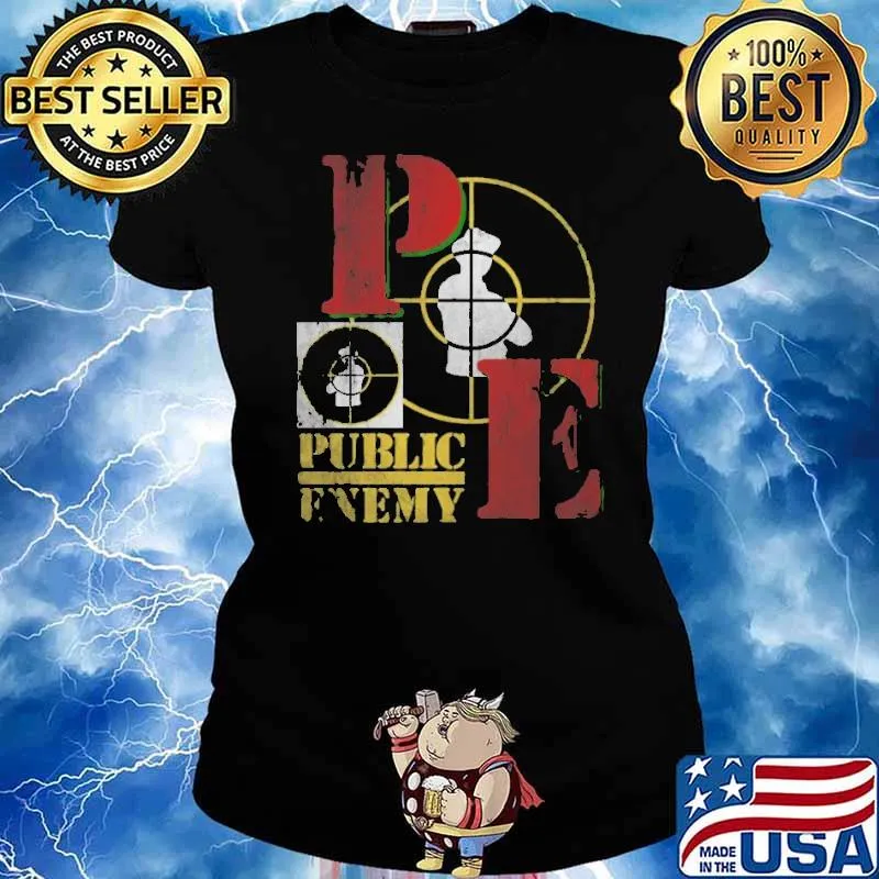 Public Enemy PE Retro Shirt Ladies tee