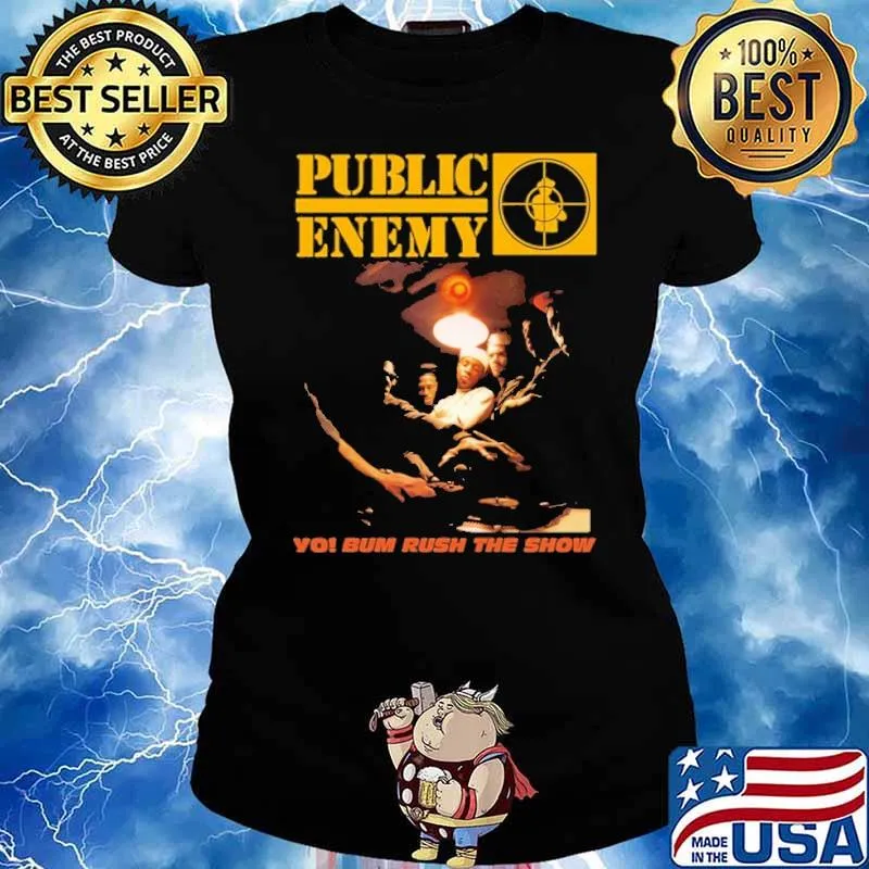 Public Enemy Yo Bum Rush The Show Shirt Ladies tee