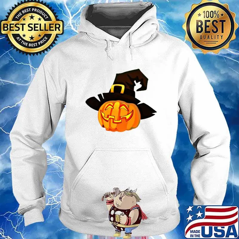 Pumpkin Hat Witch Shirt Hoodie