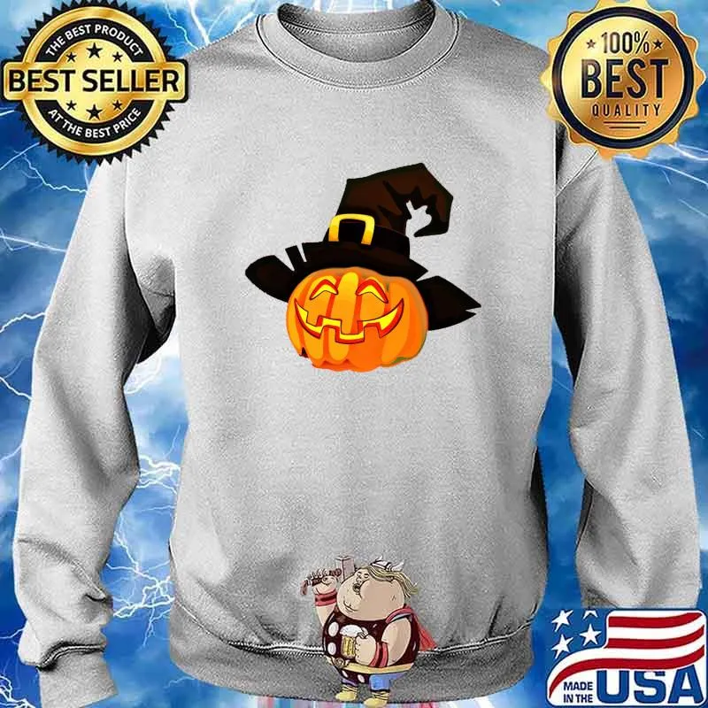 Pumpkin Hat Witch Shirt Sweater