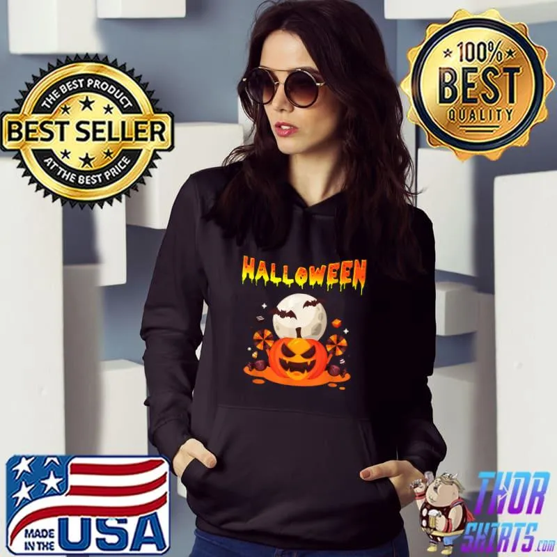 Pumpkin Trick or Treat Halloween T-Shirt Hoodie