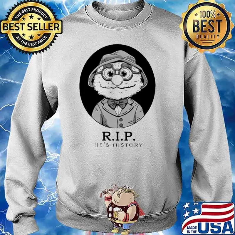 Puppet RIP he’s history s Sweater