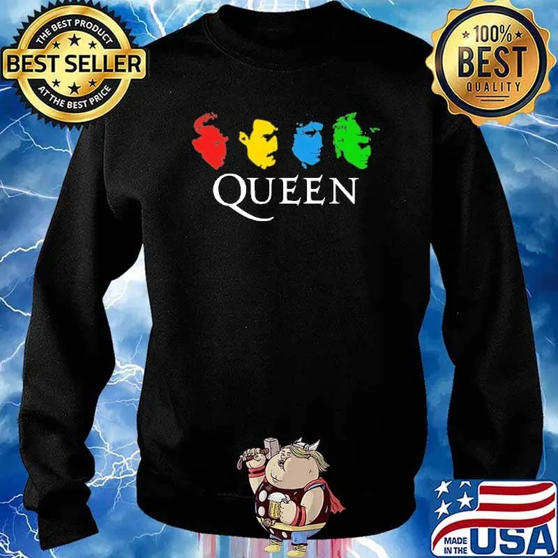 Queen Colorful Shirt Sweater