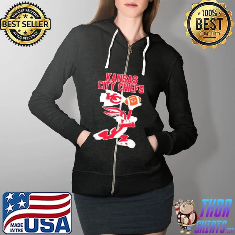 Rabbit Kansas City Chiefs Football Team 2021 Classic T-s Full Zip Hooded