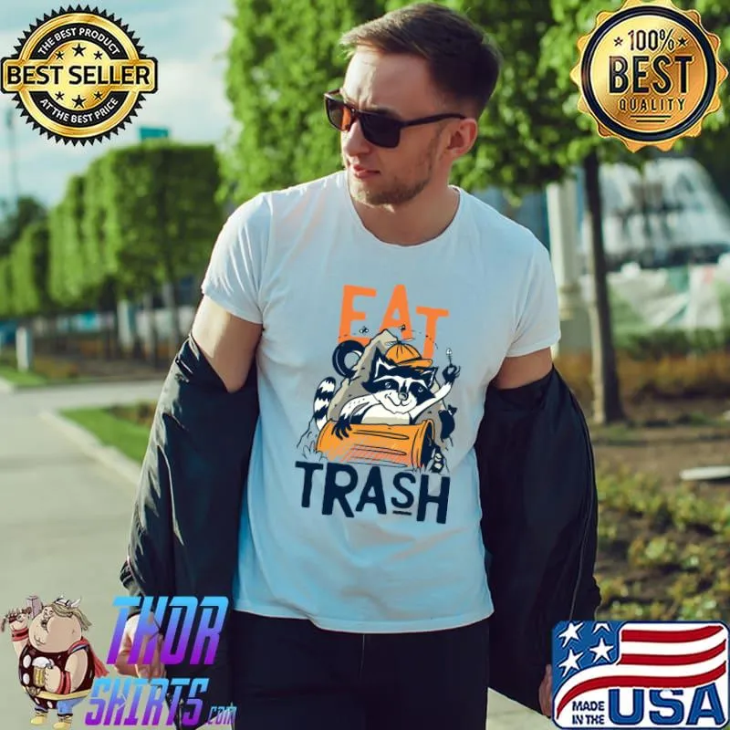 Raccoon Eat Trash Funny a raccoon among garbage T-Shirt Unisex